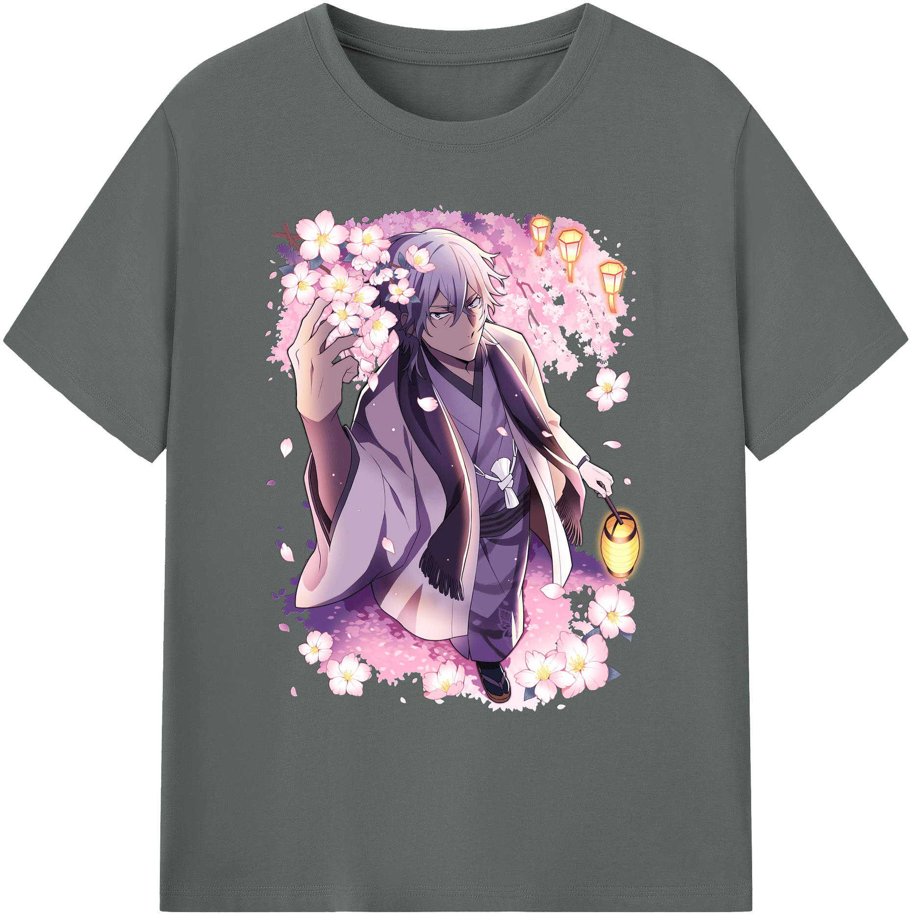 （画像用） 文豪ストレイドッグス Bungo Stray Dogs 綿100％ メンズ半袖Tシャツ｜肌触りやわらか＆通気性